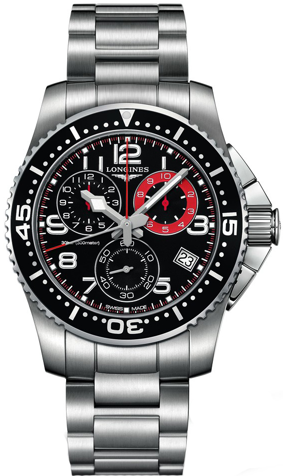Longines HydroConquest Black Mens Watch L36904536 