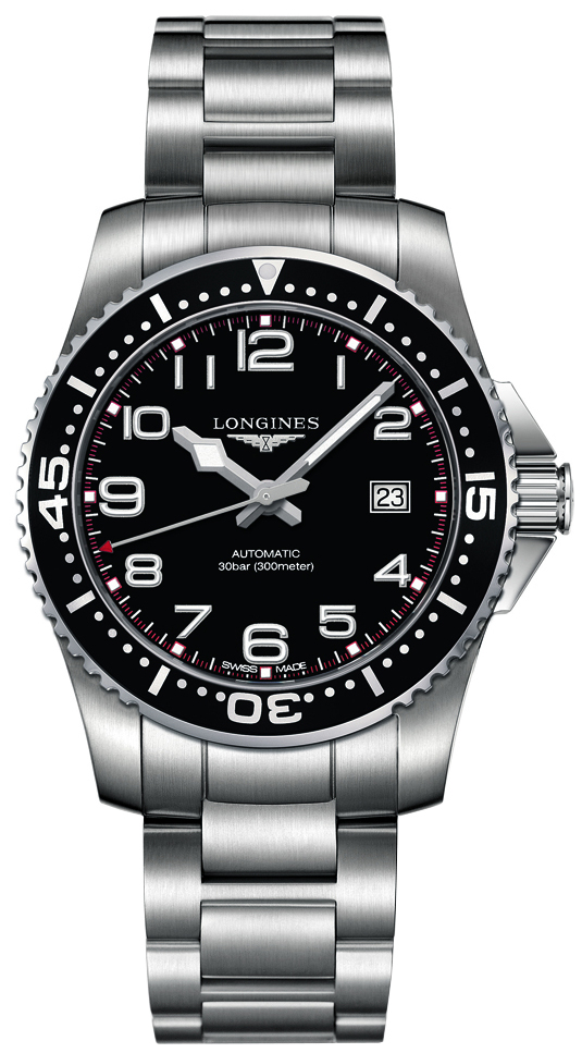 Longines HydroConquest Black Mens Watch L36944536 