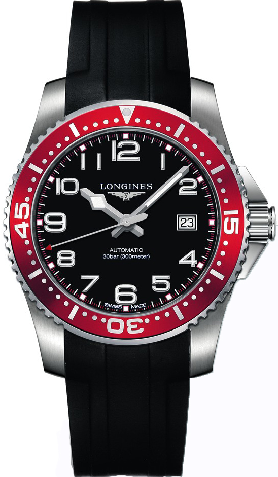 Longines HydroConquest Black Mens Watch L36954592 