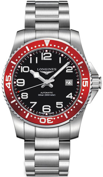 Longines HydroConquest Black Mens Watch L36954596 