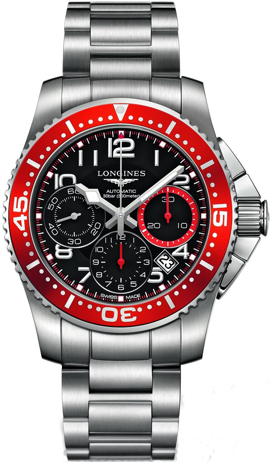 Longines HydroConquest Black Mens Watch L36964596 