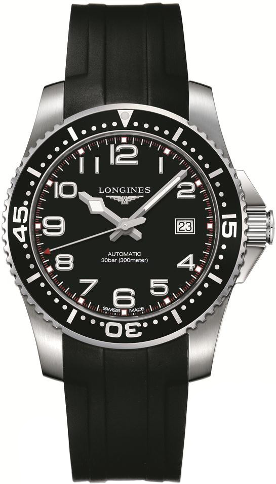 Longines HydroConquest Black Mens Watch L36954532 