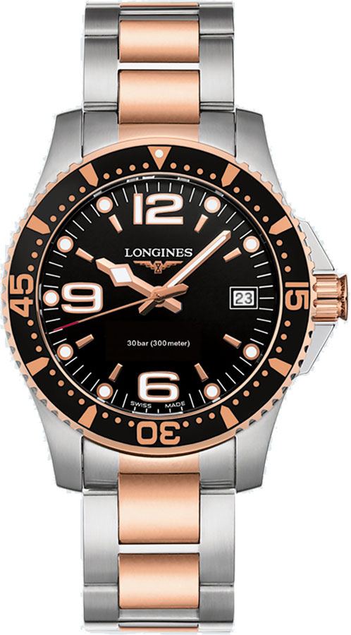 Longines HydroConquest Battery Operated Quartz Black Ladies Watch L33403587 