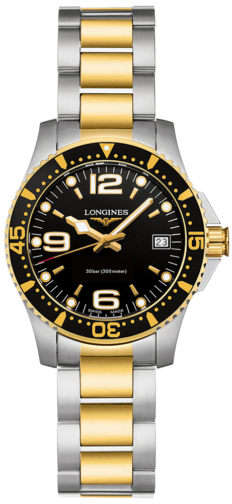 Longines HydroConquest Battery Operated Quartz Black Ladies Watch L33403567 