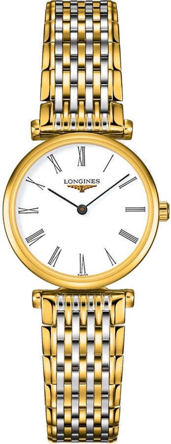 Longines La Grande Classique Battery Operated Quartz White Ladies Watch L42092117 