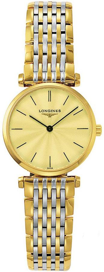 Longines La Grande Classique Battery Operated Quartz Champagne Ladies Watch L42092427 