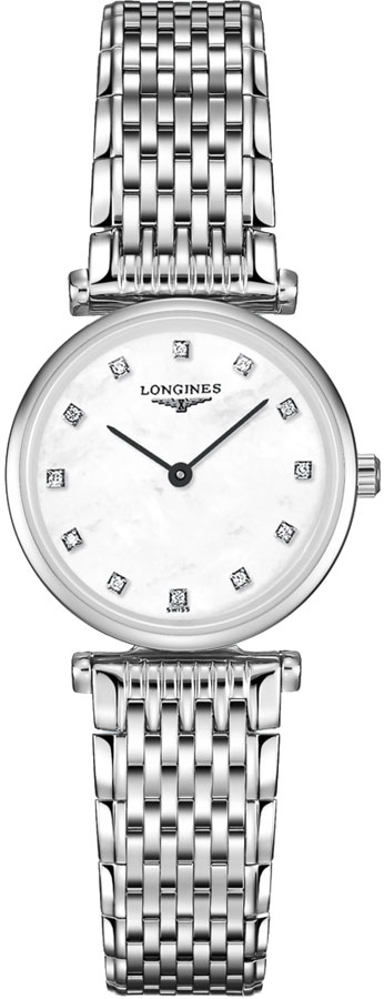 Longines La Grande Classique Battery Operated Quartz Diamonds Ladies Watch L42094876 