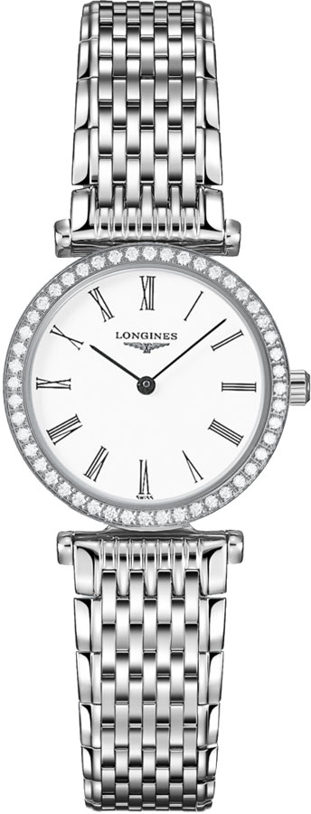 Longines La Grande Classique Battery Operated Quartz White Ladies Watch L42410116 