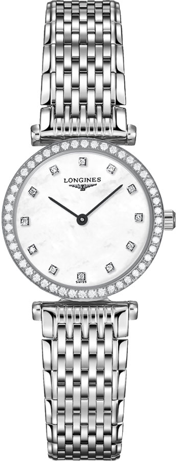 Longines La Grande Classique Battery Operated Quartz White Ladies Watch L42410806 