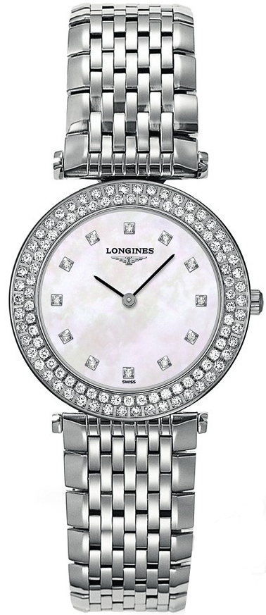 Longines La Grande Classique Battery Operated Quartz White Ladies Watch L43080876 