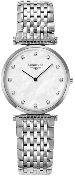 Longines La Grande Classique Battery Operated Quartz White Ladies Watch L45124876 