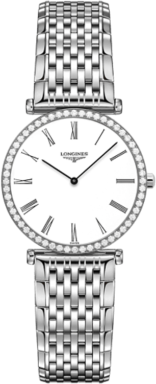 Longines La Grande Classique Battery Operated Quartz White Ladies Watch L45130116 