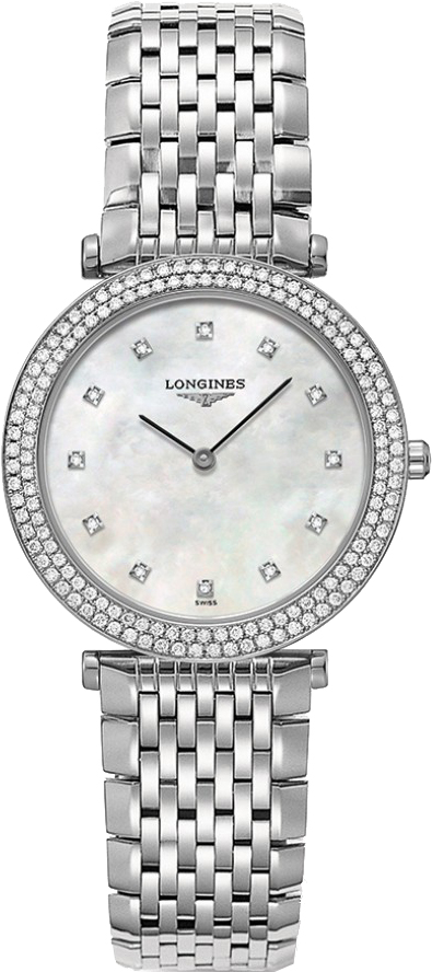 Longines La Grande Classique Battery Operated Quartz White Ladies Watch L45150876 