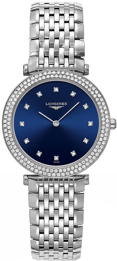 Longines La Grande Classique Battery Operated Quartz Blue Ladies Watch L45150976 