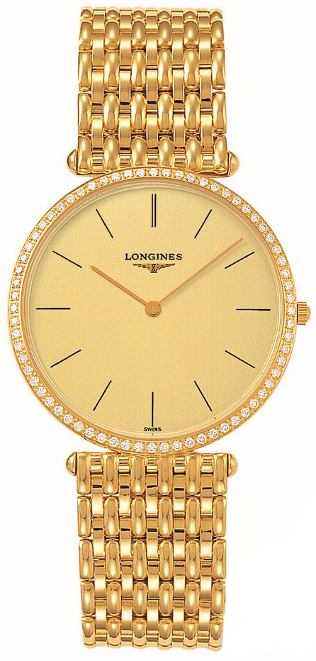 Longines La Grande Classique Battery Operated Quartz Gold Mens Watch L46917326 