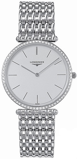 Longines La Grande Classique Battery Operated Quartz Silver Ladies Watch L46917726 