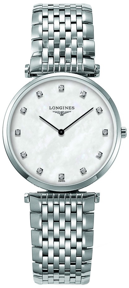 Longines La Grande Classique Battery Operated Quartz White Ladies Watch L47094876 
