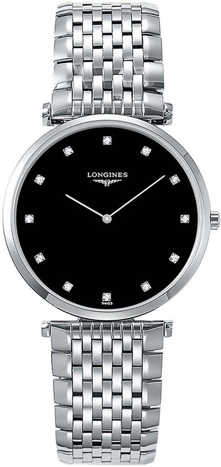 Longines La Grande Classique Black Dial Steel Watch L4.755.4.58.6 