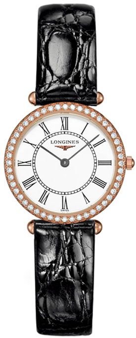 Longines La Grande Classique Rose Gold Diamond Women's Watch L4.191.9.11.0 