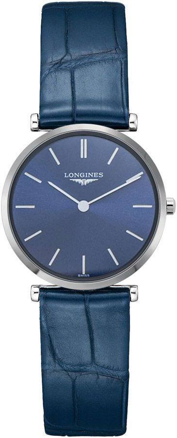 Longines La Grande Classique Battery Operated Quartz Blue Ladies Watch L45124952 