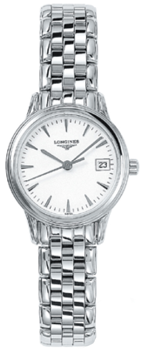 Longines Flagship White Ladies Watch L42164126 