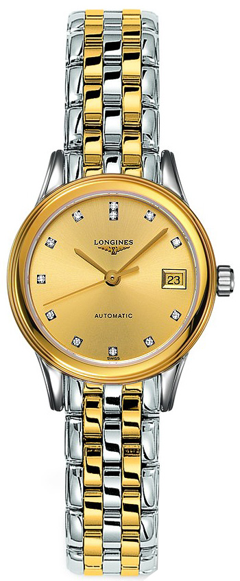 Longines Flagship Self winding Automatic Gold Ladies Watch L42743377 
