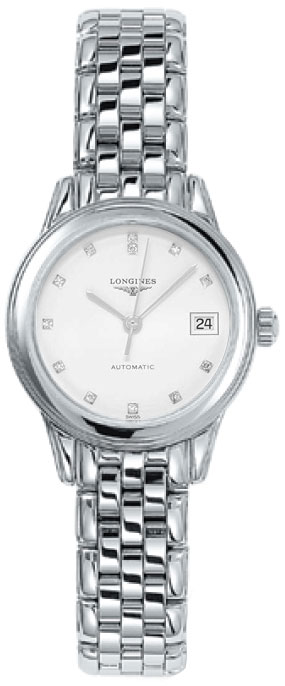 Longines Flagship Self winding Automatic White Ladies Watch L42744276 