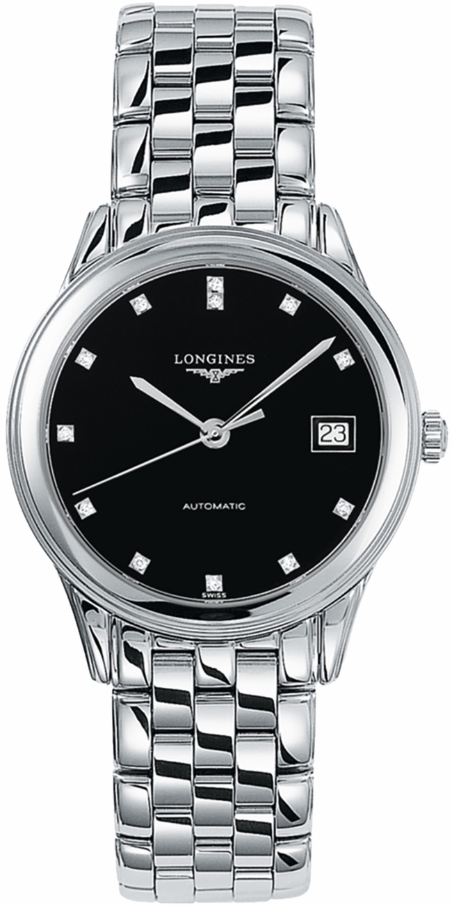 Longines Flagship Self winding Automatic Black Mens Watch L47744576 