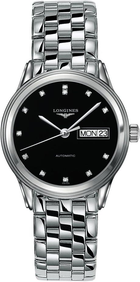 Longines Flagship Self winding Automatic Black Mens Watch L47994576 