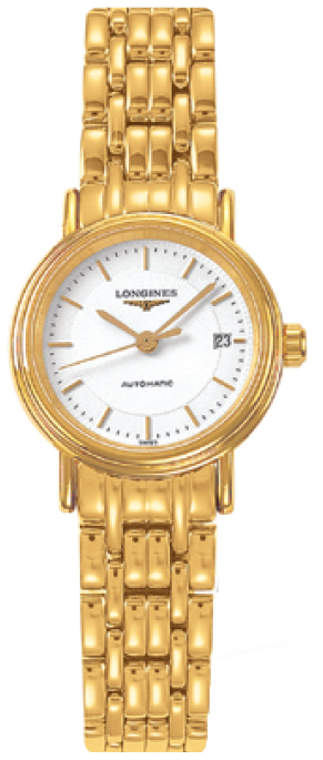 Longines Presence White Ladies Watch L43212188 