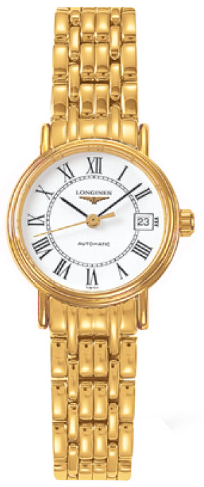 Longines Presence White Ladies Watch L43212118 