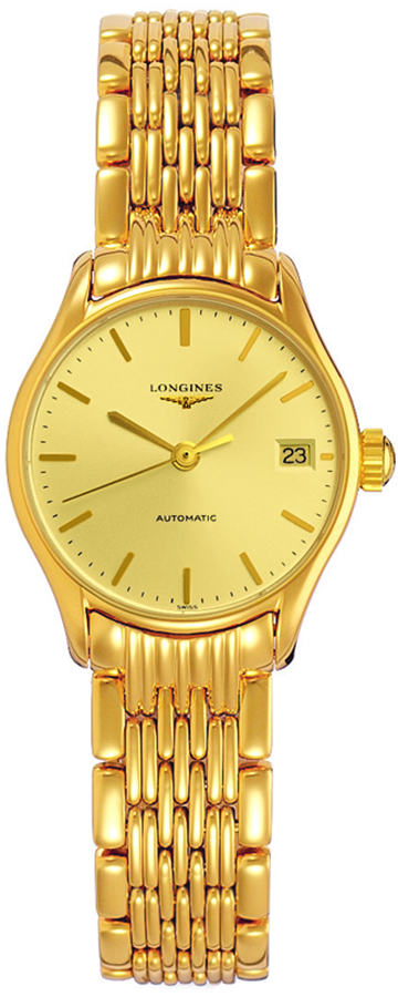 Longines Lyre Self Winding Automatic Champagne Ladies Watch L43602328 