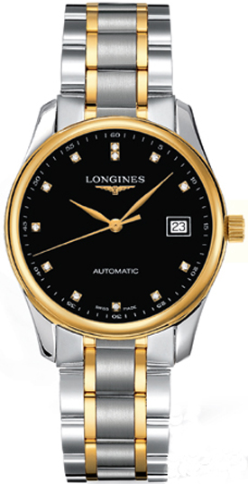 Longines Master Collection Self winding Automatic Black Mens Watch L25185577 