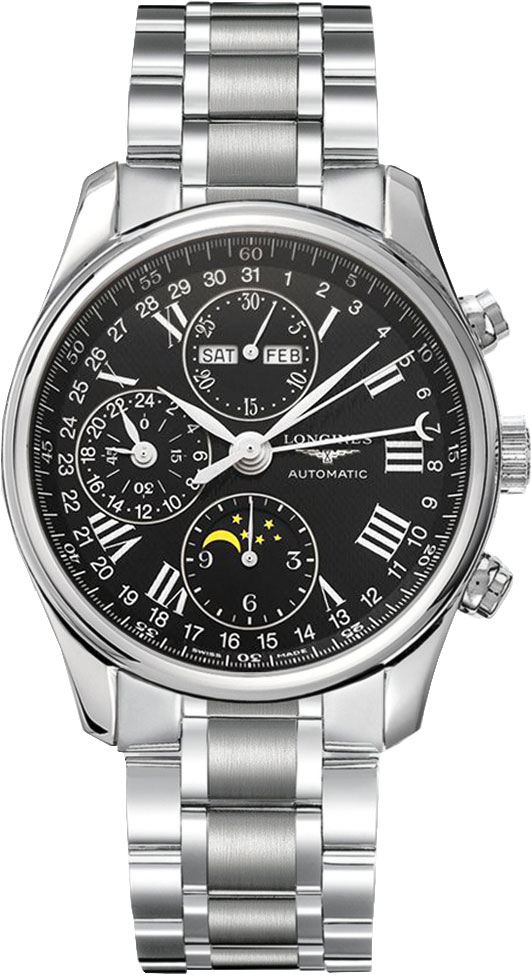 Longines Master Collection Self winding Automatic Black Mens Watch L26734516 