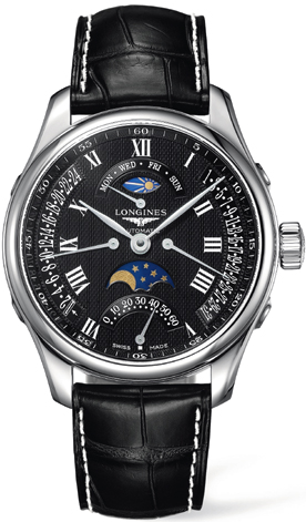Longines Master Collection Self winding Automatic Black Mens Watch L27394517 