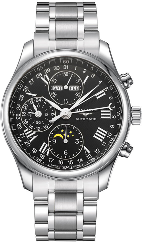 Longines Master Collection Self winding Automatic Black Mens Watch L27734516 