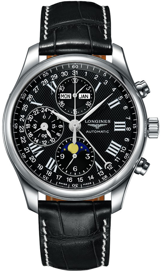 Longines Master Collection Self winding Automatic Black Mens Watch L27734517 