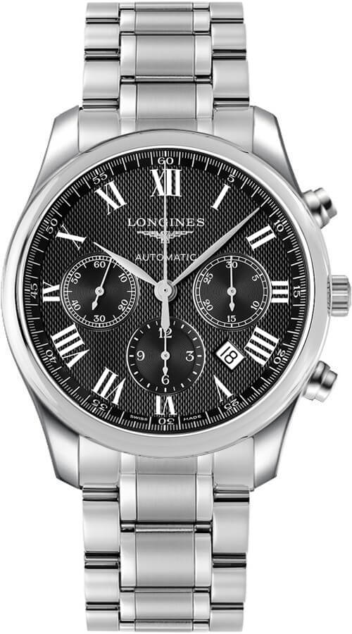 Longines Master Collection Self winding Automatic Black Mens Watch L27594516 