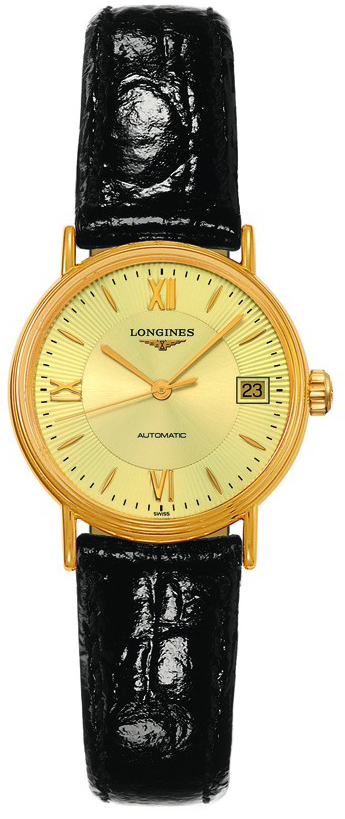 Longines Presence Gold Ladies Watch L43212452 