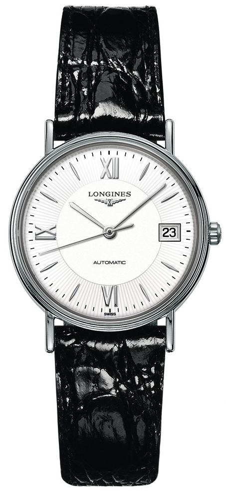 Longines Presence White Ladies Watch L48214152 