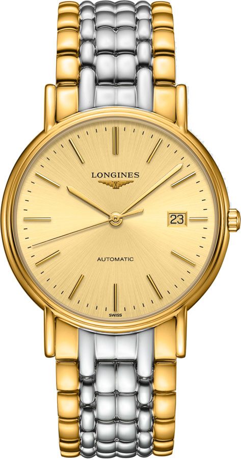 Longines Presence Self winding Automatic Gold Mens Watch L49212327 