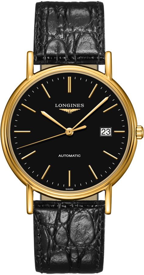 Longines Presence Self winding Automatic Black Mens Watch L49212522 