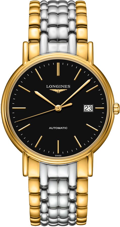 Longines Presence Self winding Automatic Black Mens Watch L49212527 