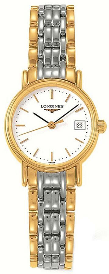 Longines Presence Battery Operated Quartz White Ladies Watch L43192127 