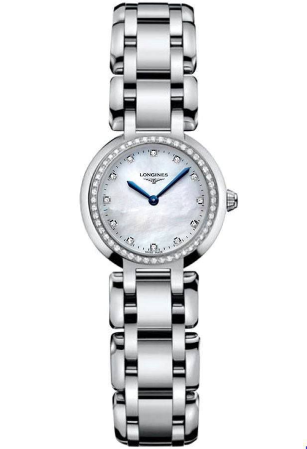 Longines PrimaLuna Pearl White Dial Diamonds Women's Watch L8.109.0.87.6 