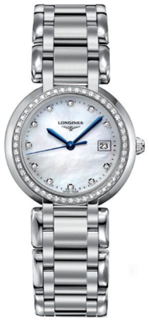Longines Primaluna Pearl White Ladies Watch L81120876 