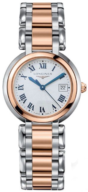 Longines PrimaLuna Rose Gold & Steel 30mm Women's Watch L8.112.5.78.6 