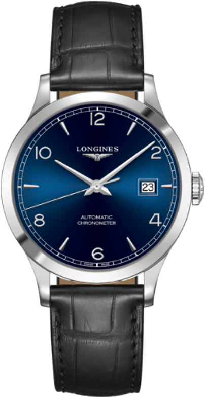 Longines Record Self winding Automatic Chronometer Blue Mens Watch L28204962 
