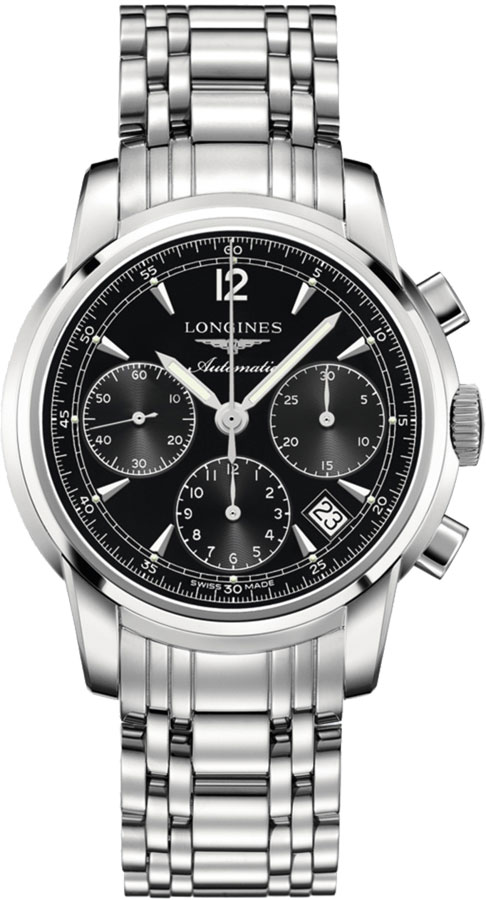Longines The Saint-Imier Self winding Automatic Black Mens Watch L27524526 