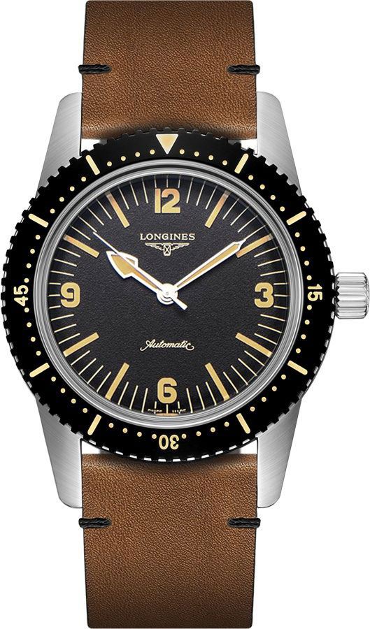 Longines Heritage Collection Self winding Automatic Black Mens Watch L28224562 